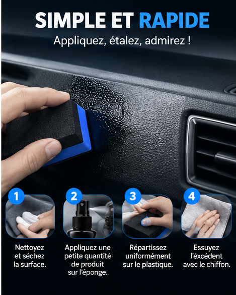 Rénovateur Plastiques Auto – Effet Neuf